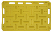 Deska za gnanje prašičev 120×76cm - rumena