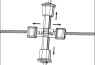 Komplet spojk za mreže - Litzclip (2+2+2kos)