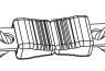 Spojka za pletenico Litzclip inox - do3mm (10kos)