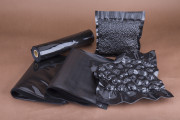 Vrečka Črna-Črna 20 × 30cm za vakuumsko pakiranje - 100kos